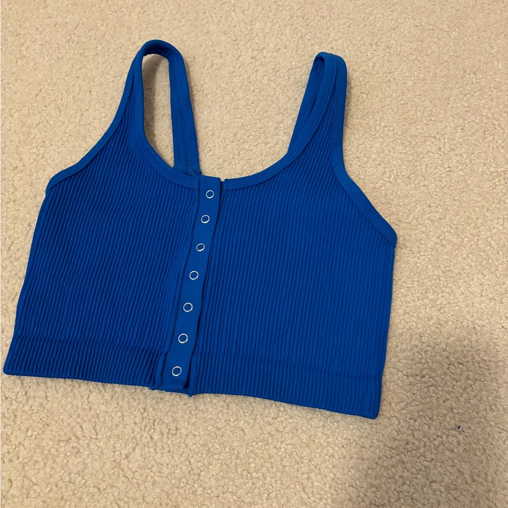 Blue Arie crop top- xl
